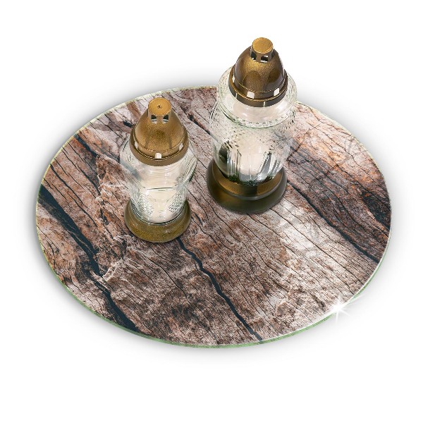 Grafkaars onderzetter Houten structuur