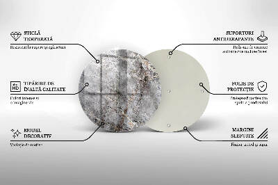 Grafkaars onderzetter Steentextuur