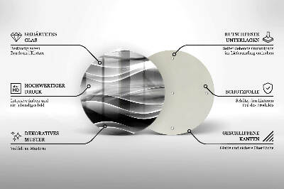 Grafkaars onderzetter Abstractie zachte lijnen