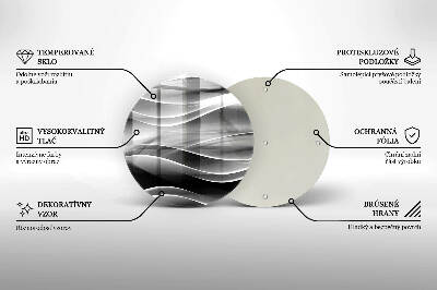 Grafkaars onderzetter Abstractie zachte lijnen