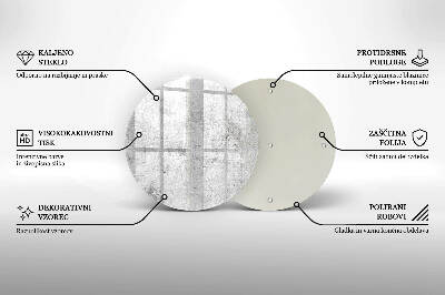 Grafkaars onderzetter Betonnen textuur