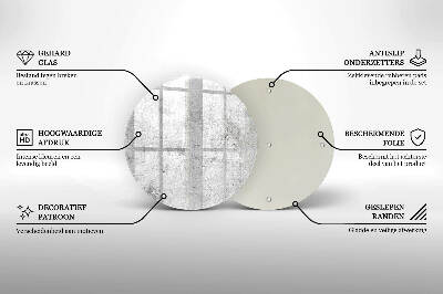 Grafkaars onderzetter Betonnen textuur