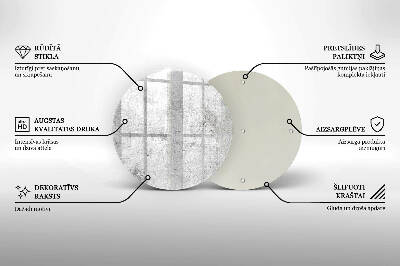 Grafkaars onderzetter Betonnen textuur