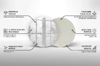 Grafkaars onderzetter Betonnen textuur