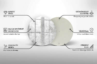 Grafkaars onderzetter Betonnen textuur