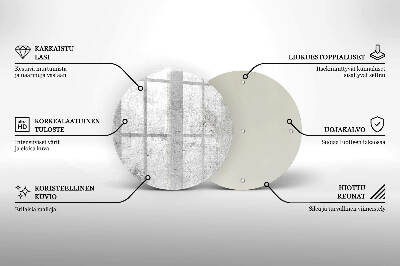 Grafkaars onderzetter Betonnen textuur