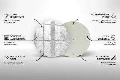 Grafkaars onderzetter Betonnen textuur