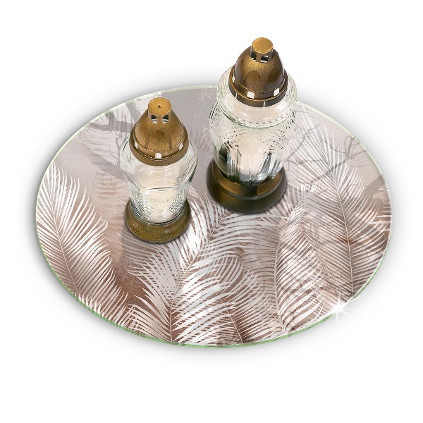 Grafkaars onderzetter Boho bladvegetatie