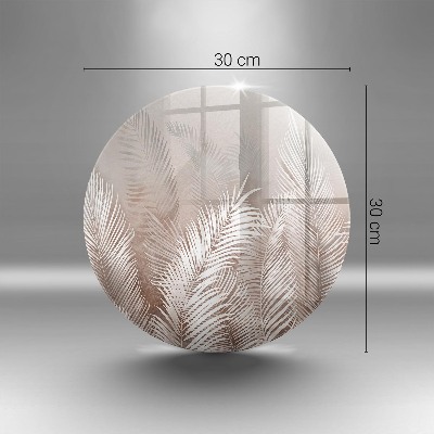 Grafkaars onderzetter Boho bladvegetatie