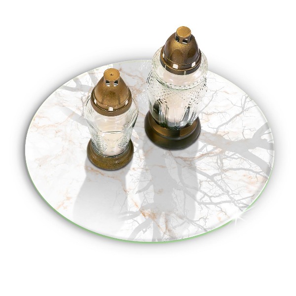 Grafkaars onderzetter Elegante marmeren steen