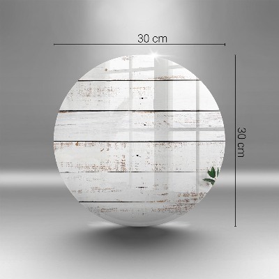 Grafkaars onderzetter Oude planken en bladeren