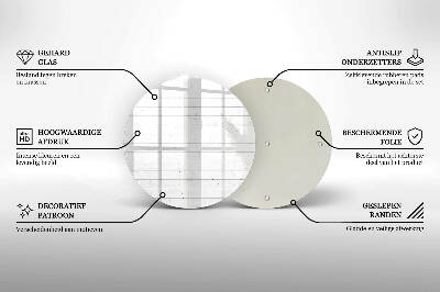 Grafkaars onderzetter Moderne lichtborden