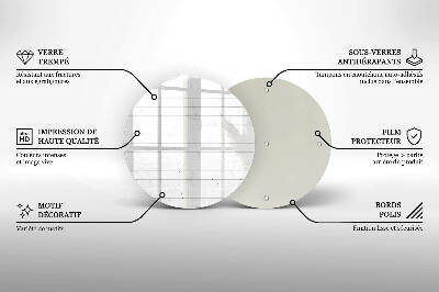 Grafkaars onderzetter Moderne lichtborden