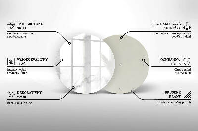 Grafkaars onderzetter Modern marmer