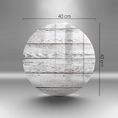 Glasplaat voor grafkaars Lichte houten planken