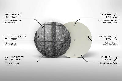 Grafkaars onderzetter Steentextuur