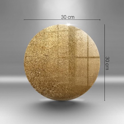 Glasplaat voor grafkaars Gouden textuurachtergrond