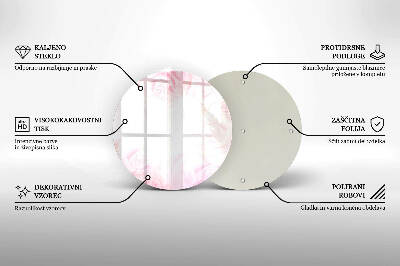 Grafkaars onderzetter Delicate rozenachtergrond