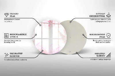 Grafkaars onderzetter Delicate rozenachtergrond