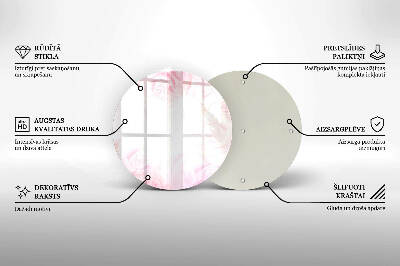 Grafkaars onderzetter Delicate rozenachtergrond