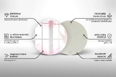 Grafkaars onderzetter Delicate rozenachtergrond