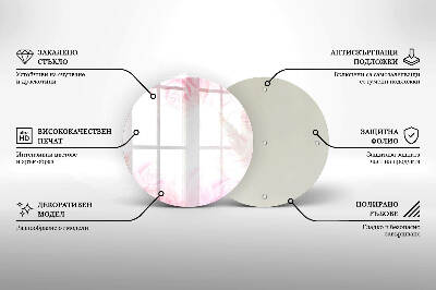 Grafkaars onderzetter Delicate rozenachtergrond
