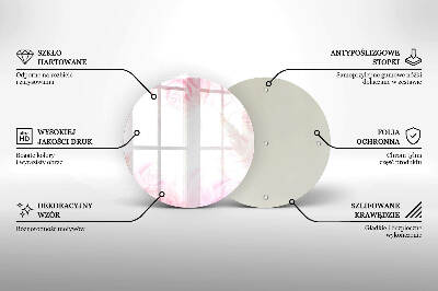 Grafkaars onderzetter Delicate rozenachtergrond