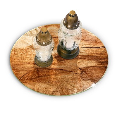 Grafkaars onderzetter Houten plank textuur