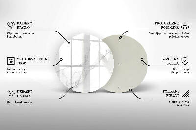 Grafkaars onderzetter Marmeren steen achtergrond
