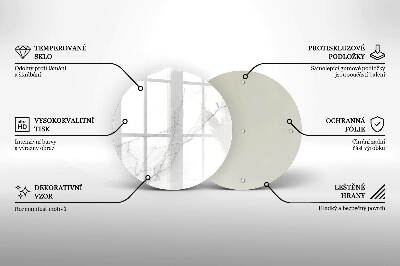 Grafkaars onderzetter Marmeren steen achtergrond