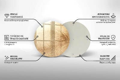 Glasplaat voor grafkaars Zand