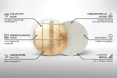 Glasplaat voor grafkaars Zand