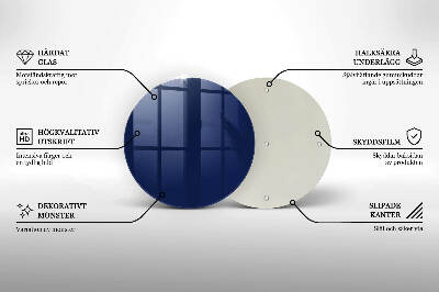 Grafkaars onderzetter Blauwe kleur