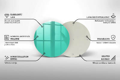 Grafkaars onderzetter Groene kleur