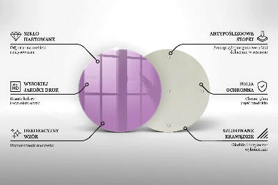 Grafkaars onderzetter Violet