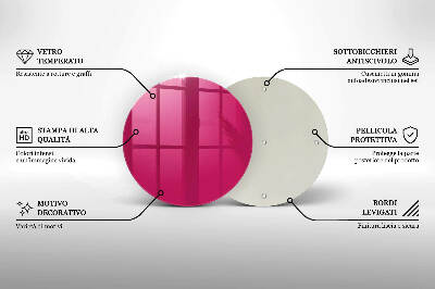 Grafkaars onderzetter Roze kleur