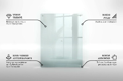 Glasplaat voor grafkaars rectangular transparant