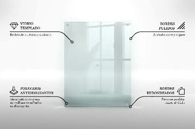 Glasplaat voor grafkaars rectangular transparant
