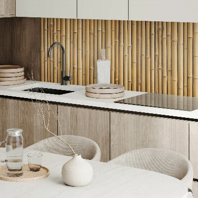 Vinyl wandpaneel Bamboe textuur