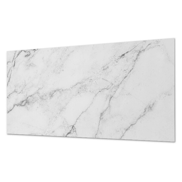 Zelfklevend wandpaneel Marmerpatroon in witte elegantie