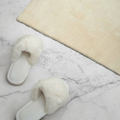 Zelfklevend wandpaneel Marmerpatroon in witte elegantie