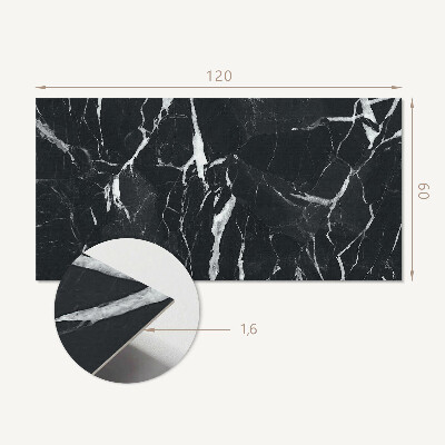 Vinyl wandpaneel Marmeraders in een harmonieus patroon