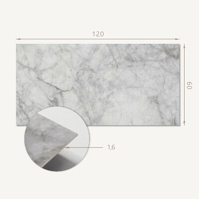 Zelfklevend wandpaneel Marmeren aderen in een elegante stijl