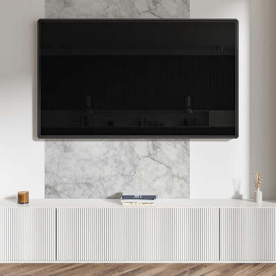 Zelfklevend wandpaneel Marmeren aderen in een elegante stijl