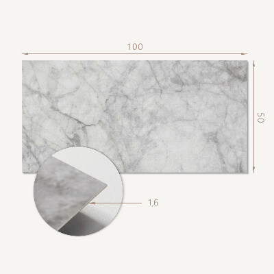 Zelfklevend wandpaneel Marmeren aderen in een elegante stijl