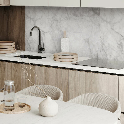 Zelfklevend wandpaneel Marmeren aderen in een elegante stijl