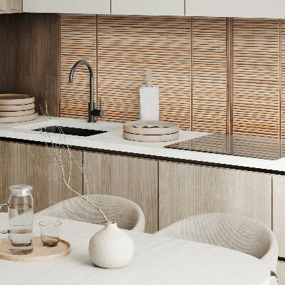 Vinyl wandpaneel Een bord met horizontale patronen