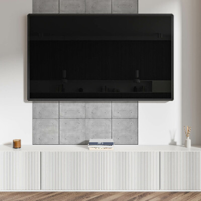 Zelfklevend wandpaneel Ruw beton in minimalistische stijl