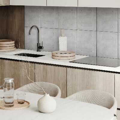 Zelfklevend wandpaneel Ruw beton in minimalistische stijl