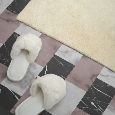 Vinyl wandpaneel Marmeren tegelmotief